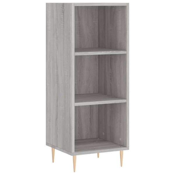 Aparador alto madera contrachapada gris Sonoma 34.5x34x180 cm M 5