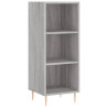 Aparador alto madera contrachapada gris Sonoma 34.5x34x180 cm 5