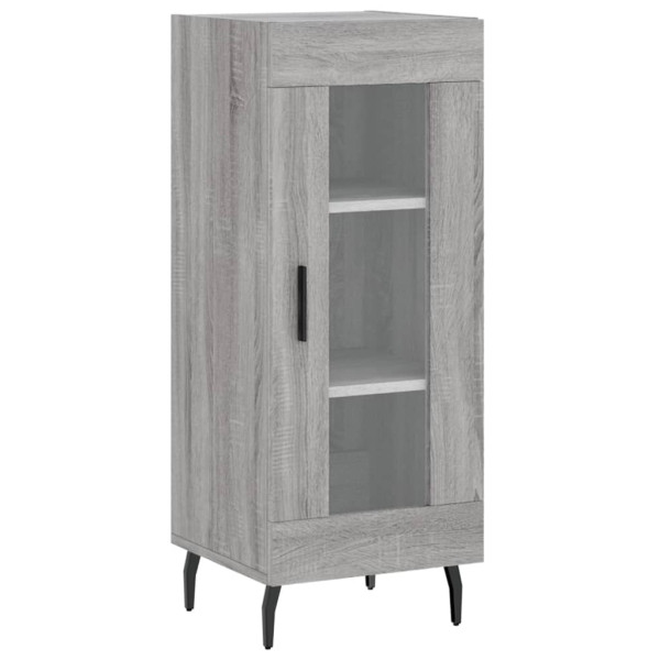 Aparador alto madera contrachapada gris Sonoma 34.5x34x180 cm M 5