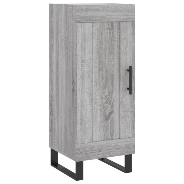 Aparador alto madera contrachapada gris Sonoma 34.5x34x180 cm M 5