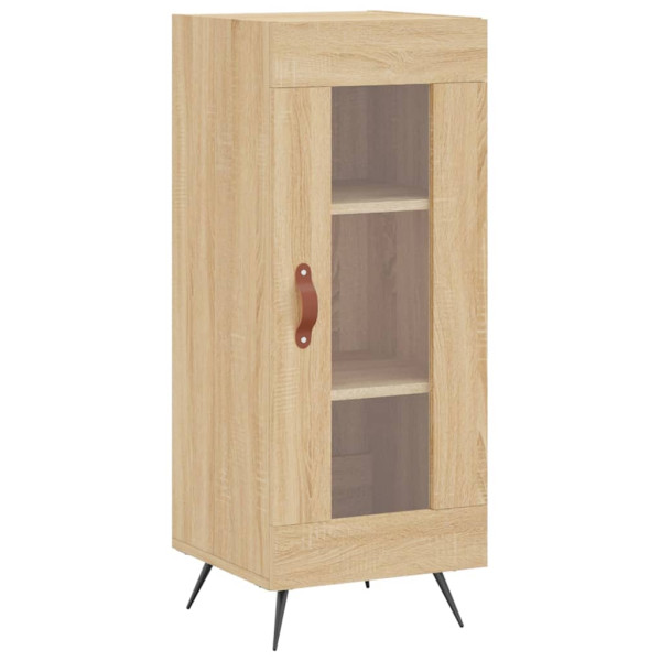 Aparador de madera contrachapada roble Sonoma 34.5x34x180 cm M 5