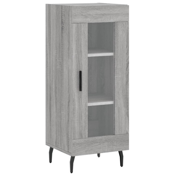 Aparador alto madera contrachapada gris Sonoma 34.5x34x180 cm M 5