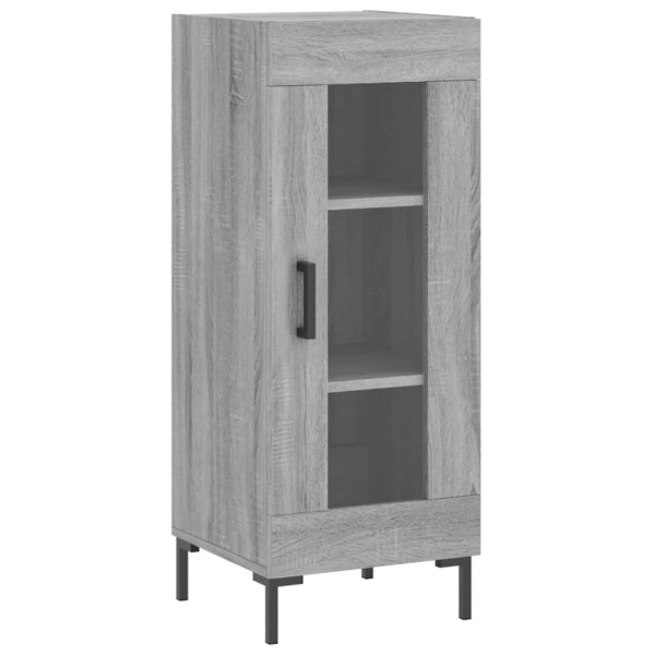 Aparador alto madera contrachapada gris Sonoma 34.5x34x180 cm M 5