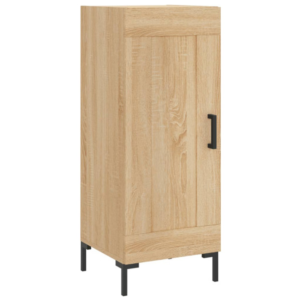 Aparador de madera contrachapada roble Sonoma 34.5x34x180 cm M 5