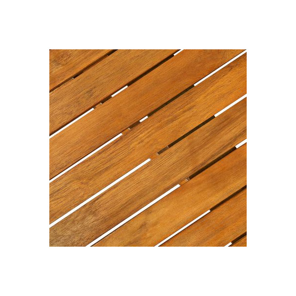 7 pcs conj. de jantar para jardim 180x90x75 cm acácia maciça M 5