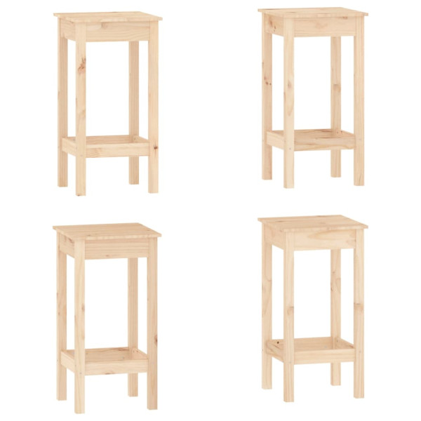 Set de bar 5 piezas madera maciza de pino M 5