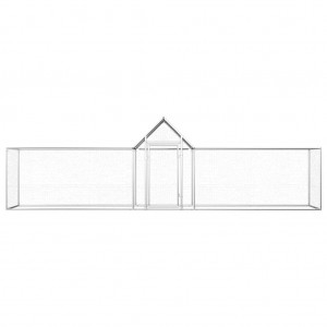 Galinheiro 5x1x1.5 m aço galvanizado H