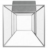 Gallinero de acero galvanizado 5x1x1.5 m 3