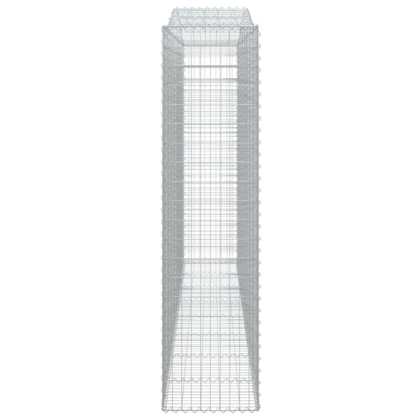 Cestos gabião arqueados 6pcs 400x50x200/220cm ferro galvanizado M 5