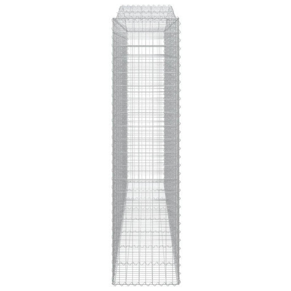 Cestas de gaviones 7 uds forma de arco hierro 400x50x200/220 cm M 5