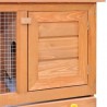 Casa de animales pequeños jaula conejera 1 puerta madera 3
