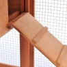 Casa de animales grande jaula conejera de madera 5