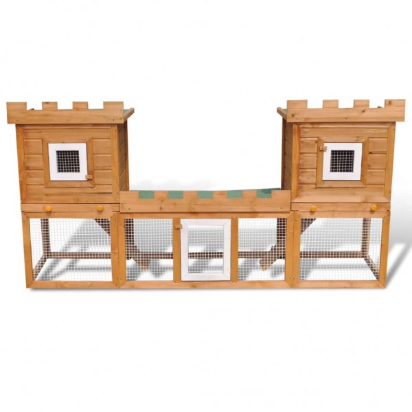 Casa grande de animales jaula conejera doble jaula de madera M 5