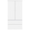 Armario ALTA madera maciza de pino blanco 90x55x170 cm 4
