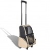 Carrito trolley plegable multiusos para mascotas beige 1