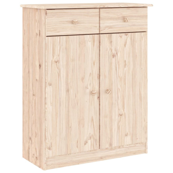 Mueble zapatero ALTA madera maciza de pino 77x35x96 cm M 2