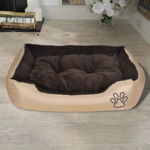 Cama para cães quente com almofadão acolchoado XL H