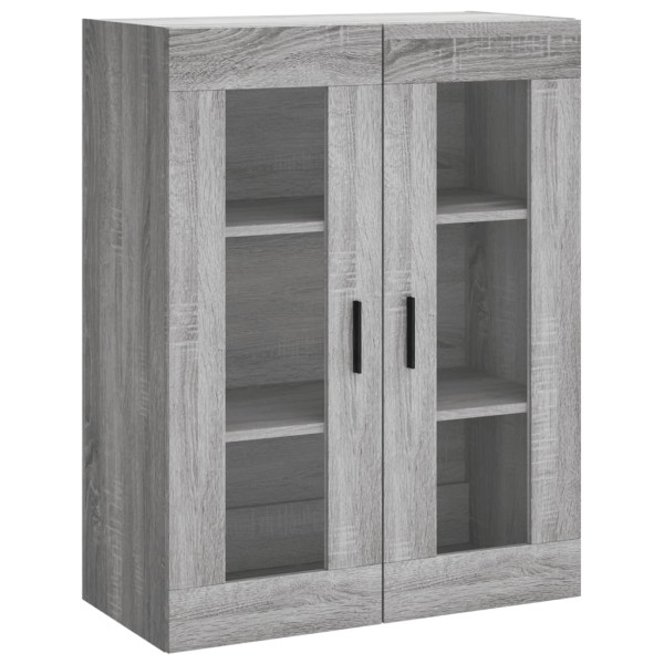 Aparador alto madera contrachapada gris sonoma 69.5x34x180 cm M 5