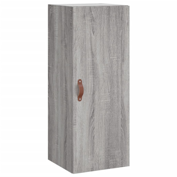 Aparador alto madera contrachapada gris Sonoma 34.5x34x180 cm M 5