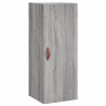 Aparador alto madera contrachapada gris Sonoma 34.5x34x180 cm 5