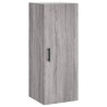 Aparador alto madera contrachapada gris Sonoma 34.5x34x180 cm 5