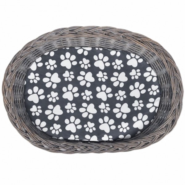 Ninho/casa/arranhador p/ animais 2 níveis c/almofadão salgueiro M 4