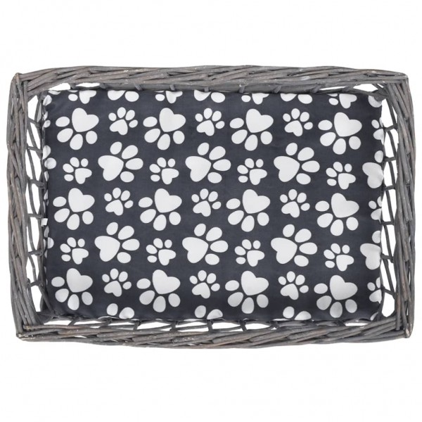 Ninho/casa/arranhador quadrado com almofadão salgueiro M 5