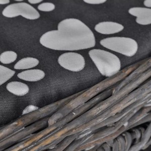 Casa/cama/rascador/castillo para mascotas de sauce con cojín H