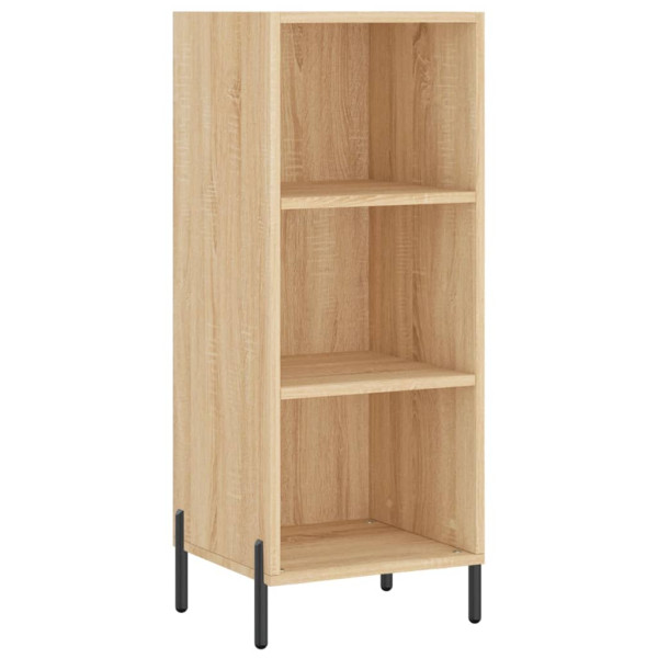 Aparador de madera contrachapada roble Sonoma 34.5x34x180 cm M 5