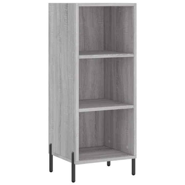 Aparador alto madera contrachapada gris Sonoma 34.5x34x180 cm M 5