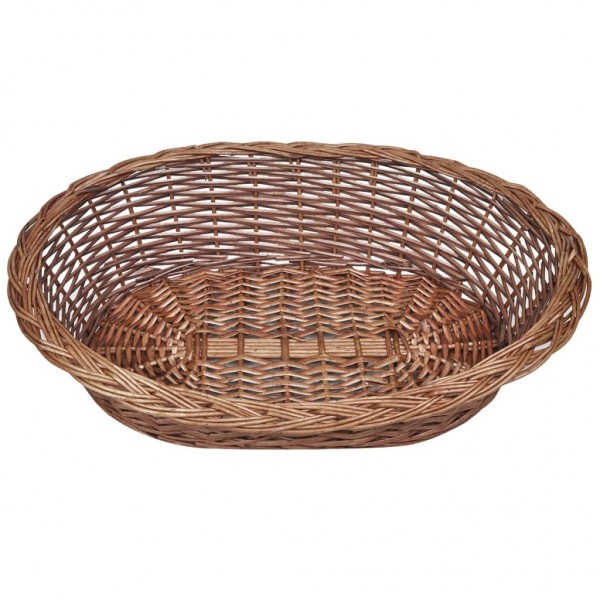 Cesto para cão/cama para animais de estimação salgueiro natural 69 cm M 3