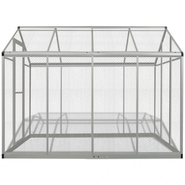 Pajarera exterior de aluminio 178x242x192 cm M 4