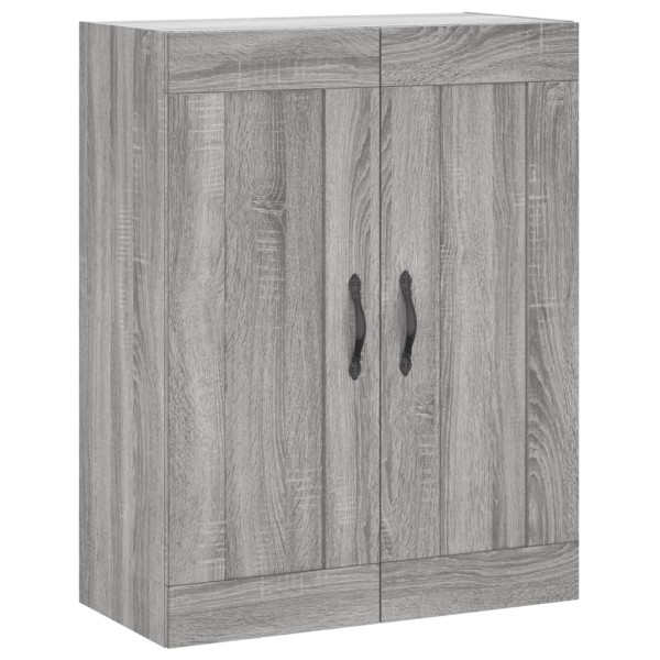 Aparador alto madera contrachapada gris sonoma 69.5x34x180 cm M 5
