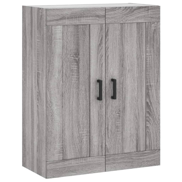 Aparador alto madera contrachapada gris sonoma 69.5x34x180 cm M 5