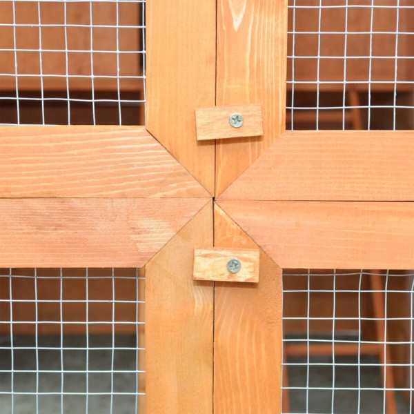 Gallinero de madera 295x163x170 cm M 2