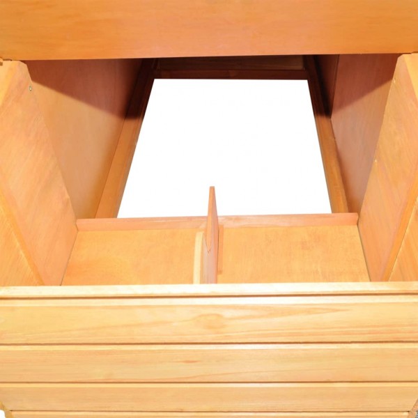 Gallinero de madera 295x163x170 cm M 5