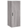 Aparador alto madera contrachapada gris Sonoma 34.5x34x180 cm 5