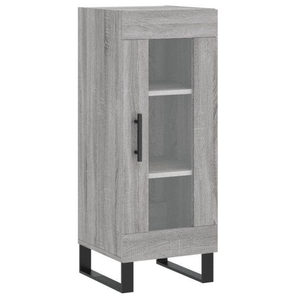 Aparador alto madera contrachapada gris Sonoma 34.5x34x180 cm M 5