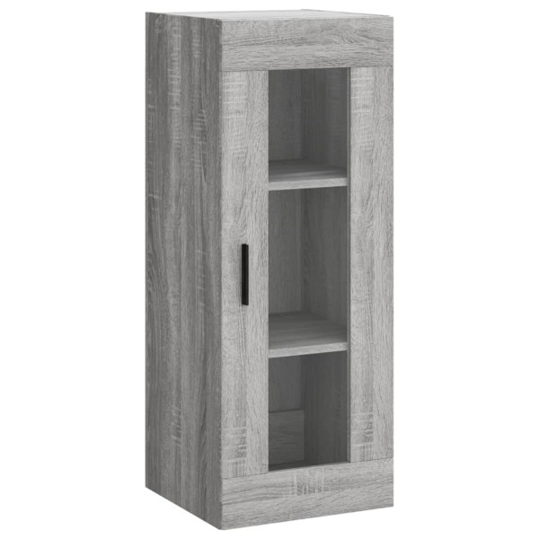 Aparador alto madera contrachapada gris Sonoma 34.5x34x180 cm M 5