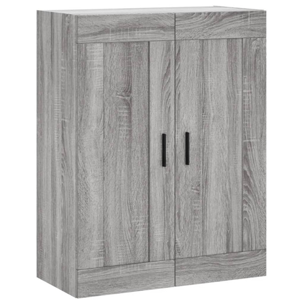 Aparador alto madera contrachapada gris sonoma 69.5x34x180 cm M 5
