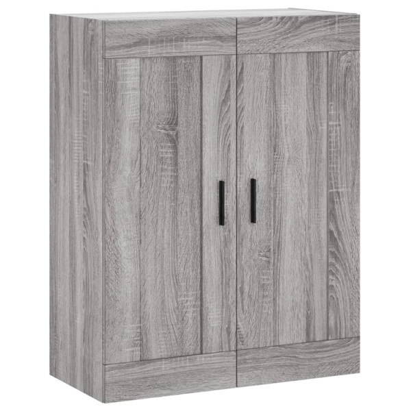 Aparador alto madera contrachapada gris sonoma 69.5x34x180 cm M 5