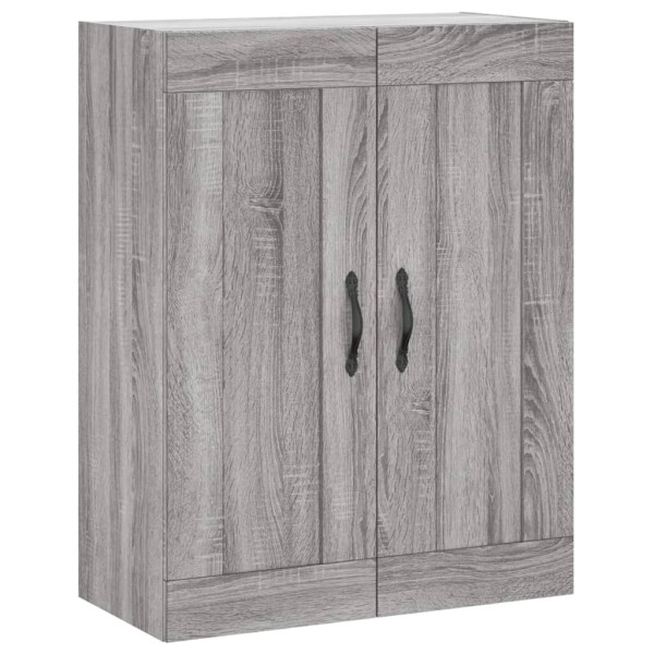 Aparador alto madera contrachapada gris sonoma 69.5x34x180 cm M 5