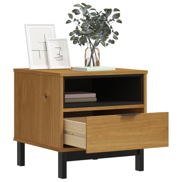 Mesa auxiliar FLAM madera maciza de pino 50x50x50 cm M 3
