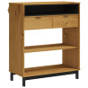 Mesa alta de bar FLAM madera maciza de pino 92x45x110 cm 2