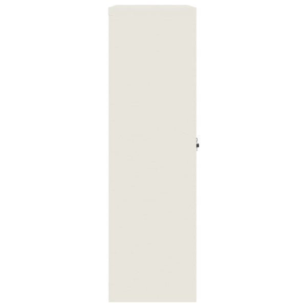 Armario archivador de acero blanco 90x40x140 cm M 5