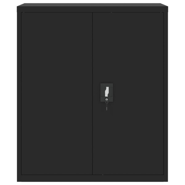 Armario archivador de acero negro 90x40x105 cm M 3