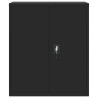 Armario archivador de acero negro 90x40x105 cm 3