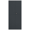 Armario archivador de acero gris antracita 90x40x200 cm 3
