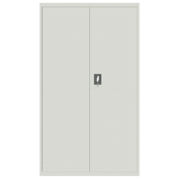 Armario archivador de acero gris claro 105x40x180 cm M 3