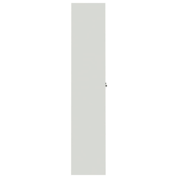 Armario archivador de acero gris claro 105x40x180 cm M 5